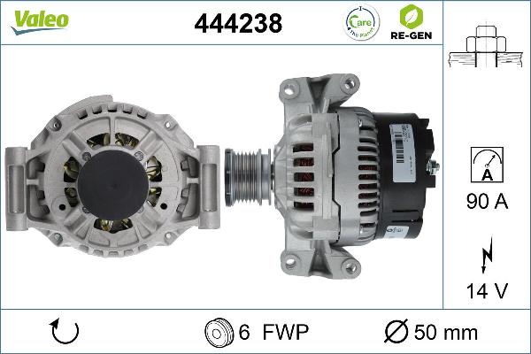 VALEO 444238 - Alternator www.molydon.hr