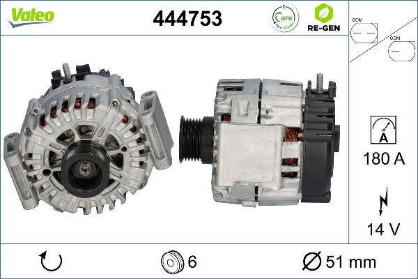 VALEO 444753 - Alternator www.molydon.hr