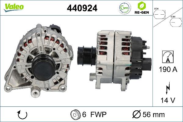 VALEO 440924 - Alternator www.molydon.hr