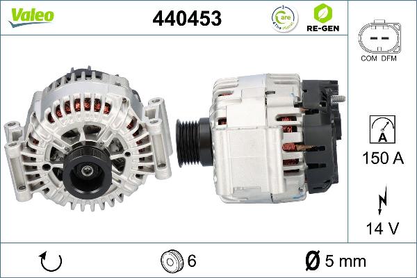 VALEO 440453 - Alternator www.molydon.hr