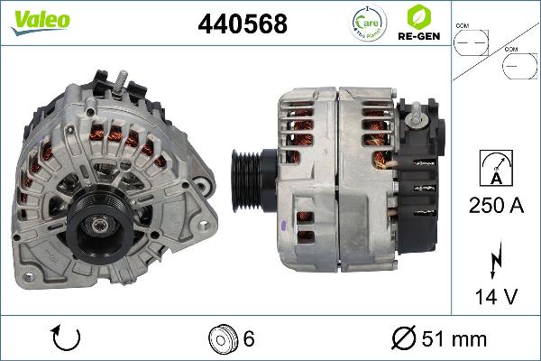VALEO 440568 - Alternator www.molydon.hr