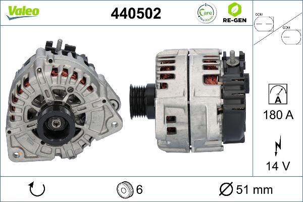 VALEO 440502 - Alternator www.molydon.hr