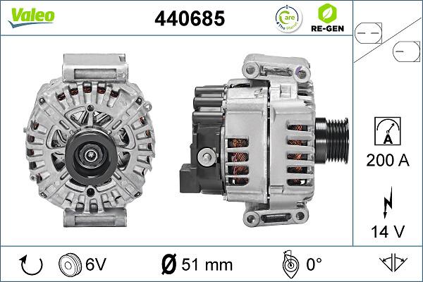 VALEO 440685 - Alternator www.molydon.hr