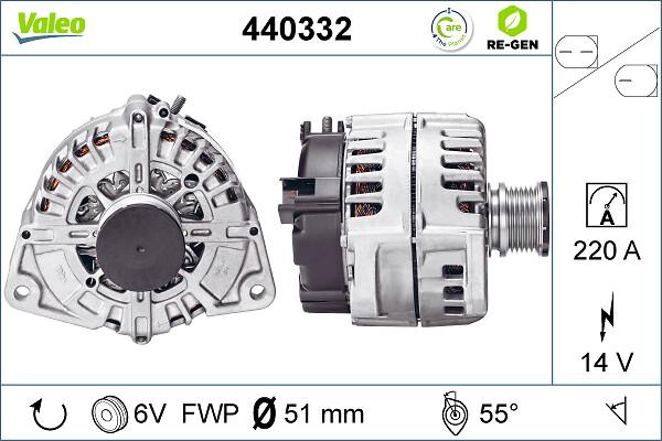 VALEO 440332 - Alternator www.molydon.hr