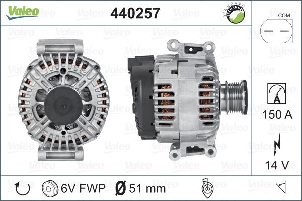 VALEO 440257 - Alternator www.molydon.hr