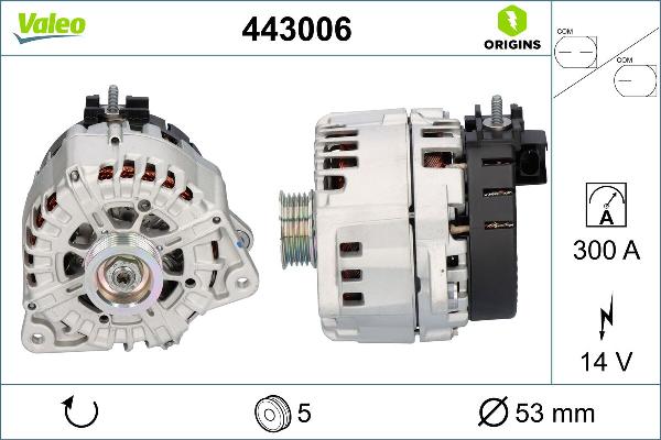 VALEO 443006 - Alternator www.molydon.hr