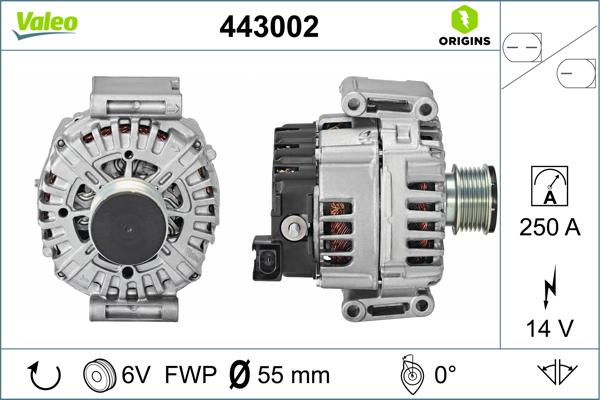 VALEO 443002 - Alternator www.molydon.hr