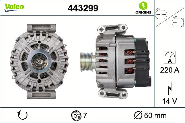 VALEO 443299 - Alternator www.molydon.hr