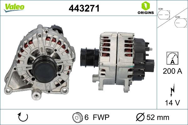 VALEO 443271 - Alternator www.molydon.hr