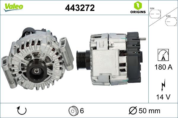 VALEO 443272 - Alternator www.molydon.hr