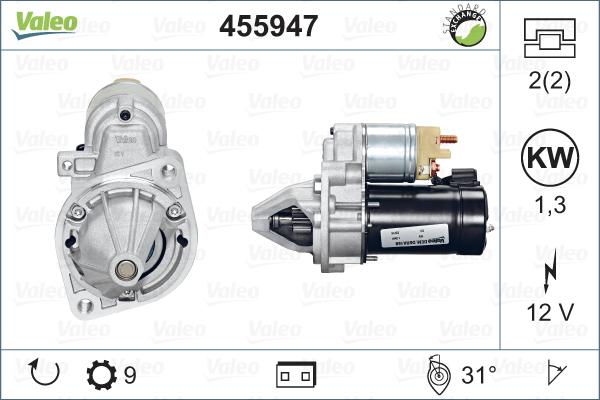 VALEO 455947 - Starter www.molydon.hr