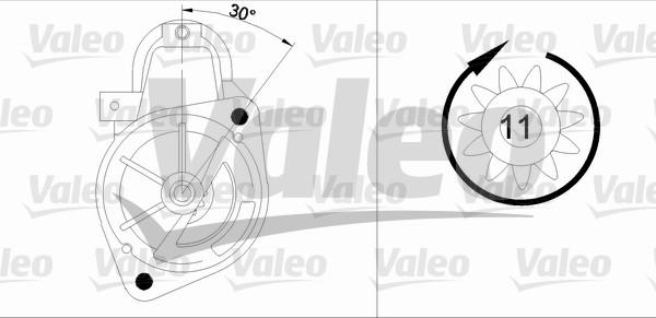 VALEO 455554 - Starter www.molydon.hr