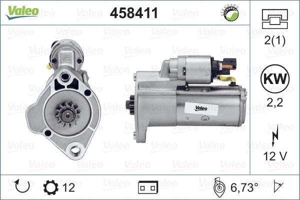 VALEO 458411 - Starter www.molydon.hr