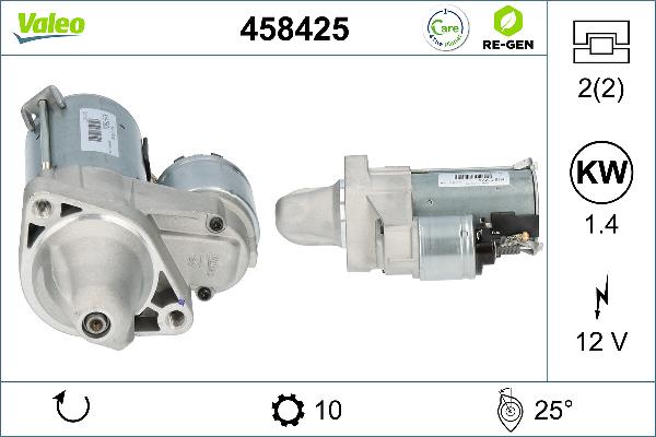 VALEO 458425 - Starter www.molydon.hr