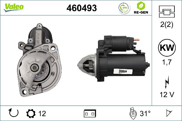 VALEO 460493 - Starter www.molydon.hr