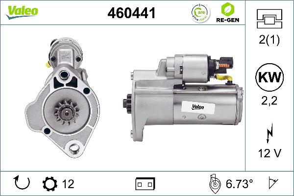 VALEO 460441 - Starter www.molydon.hr