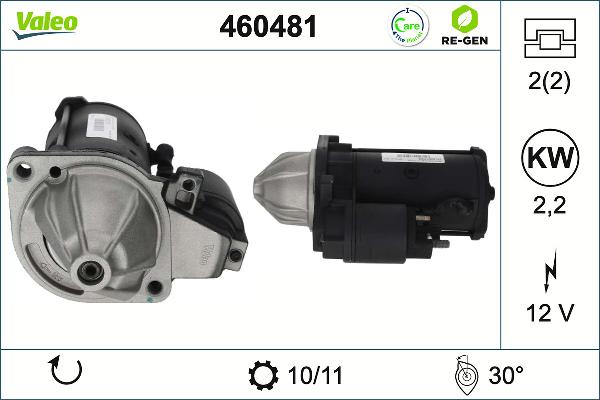 VALEO 460481 - Starter www.molydon.hr