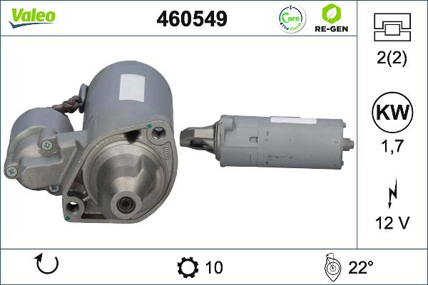 VALEO 460549 - Starter www.molydon.hr