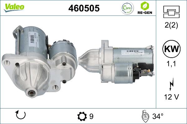 VALEO 460505 - Starter www.molydon.hr