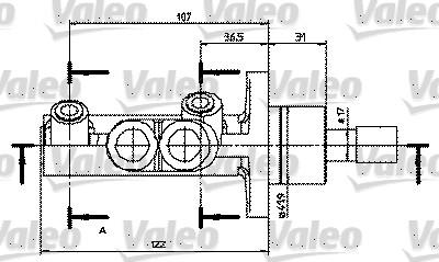 Valeo 402250 - Glavni kočioni cilindar www.molydon.hr