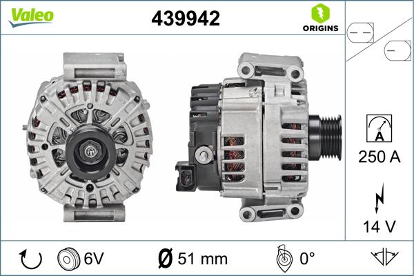 VALEO 439942 - Alternator www.molydon.hr