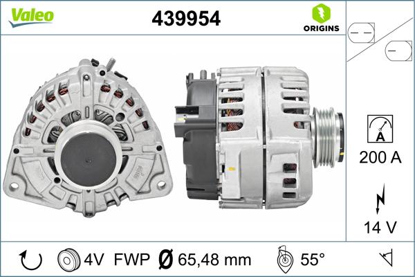 VALEO 439954 - Alternator www.molydon.hr
