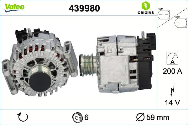 VALEO 439980 - Alternator www.molydon.hr