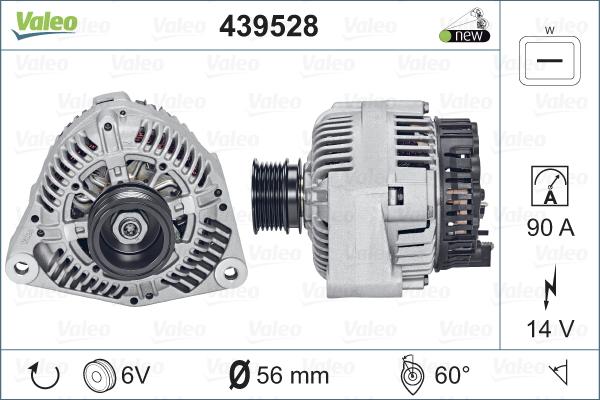 VALEO 439528 - Alternator www.molydon.hr
