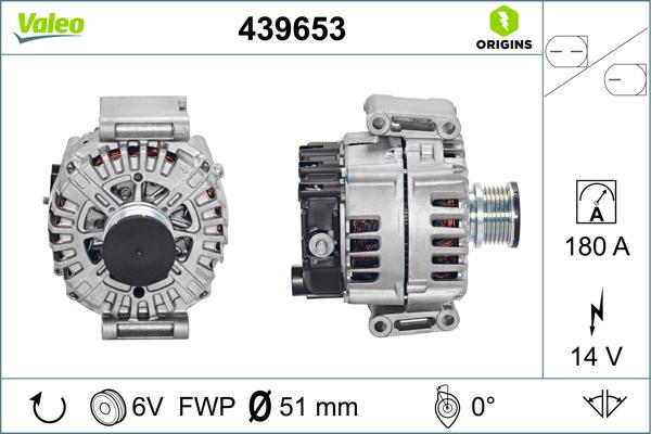 VALEO 439653 - Alternator www.molydon.hr