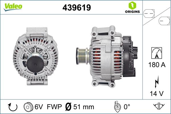 VALEO 439619 - Alternator www.molydon.hr