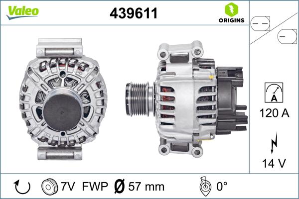 VALEO 439611 - Alternator www.molydon.hr