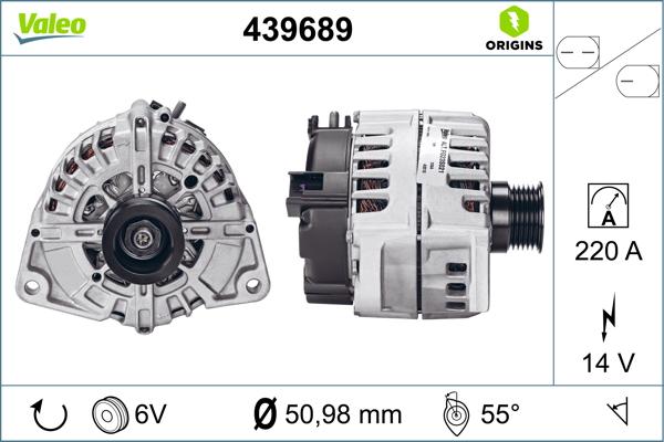 VALEO 439689 - Alternator www.molydon.hr