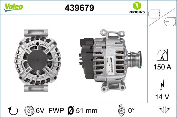 VALEO 439679 - Alternator www.molydon.hr