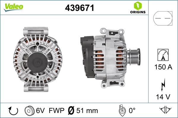 VALEO 439671 - Alternator www.molydon.hr