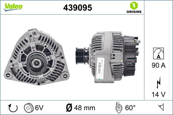 VALEO 439095 - Alternator www.molydon.hr