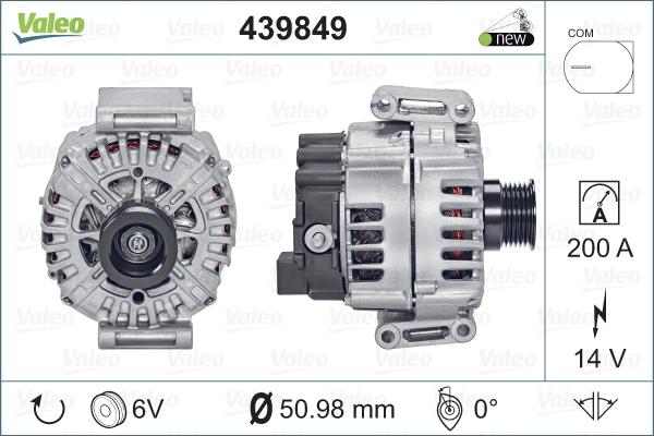 VALEO 439849 - Alternator www.molydon.hr