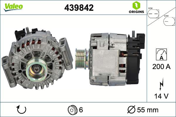 VALEO 439842 - Alternator www.molydon.hr