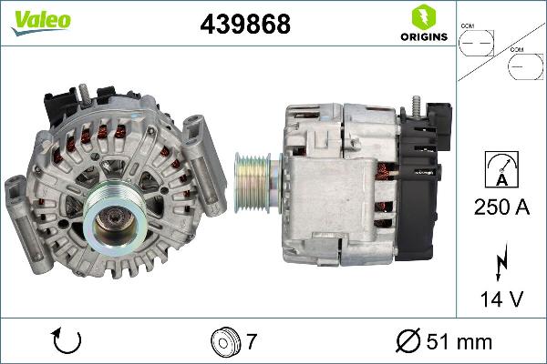 VALEO 439868 - Alternator www.molydon.hr
