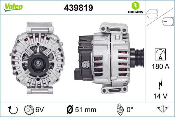 VALEO 439819 - Alternator www.molydon.hr