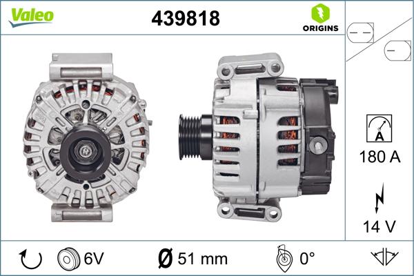 VALEO 439818 - Alternator www.molydon.hr