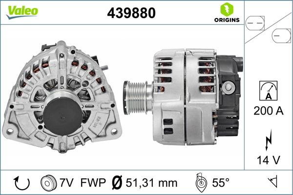 VALEO 439880 - Alternator www.molydon.hr