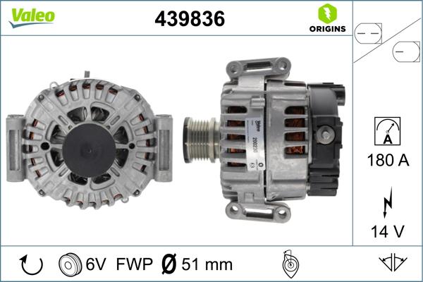 VALEO 439836 - Alternator www.molydon.hr
