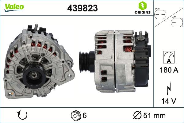 VALEO 439823 - Alternator www.molydon.hr