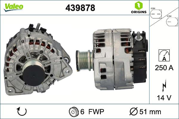 VALEO 439878 - Alternator www.molydon.hr