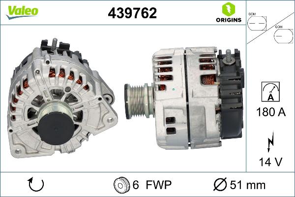 VALEO 439762 - Alternator www.molydon.hr