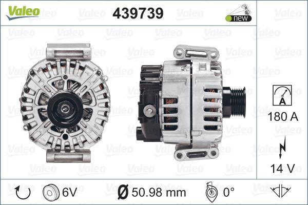 VALEO 439739 - Alternator www.molydon.hr