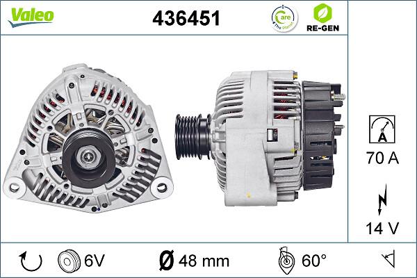 VALEO 436451 - Alternator www.molydon.hr