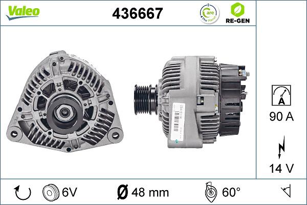 VALEO 436667 - Alternator www.molydon.hr