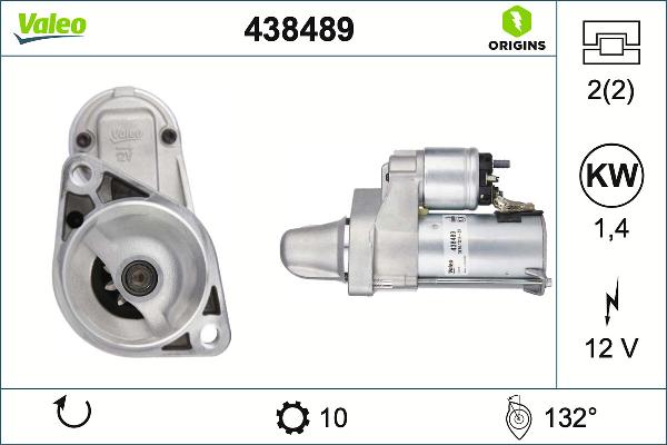 VALEO 438489 - Starter www.molydon.hr