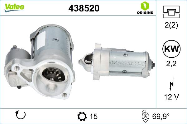 VALEO 438520 - Starter www.molydon.hr